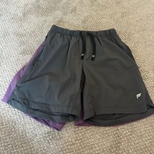 Set of 2 Fabletics Men's The One UnLined Shorts, Small, 7”